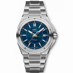 IWC Watches : IW323909 Blue Dial Fixed Stainless Steel Band Men Watch