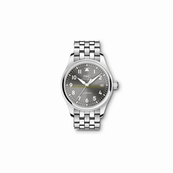 IWC Watches : IW324002 Slate Grey Dial Fixed Stainless Steel Band Men Watch