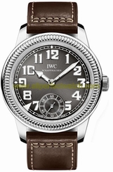 IWC Watches : IW325404 Manual Wind 18kt White Gold Case Brown Leather Men Watch