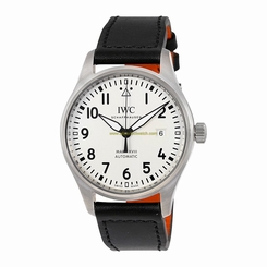 IWC Watches : IW327002 Automatic Pilot Mark XVIII Date Black Leather Men Watch