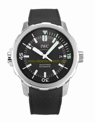 IWC Watches : IW329001 Automatic Black Dial Date Black Rubber Men Watch