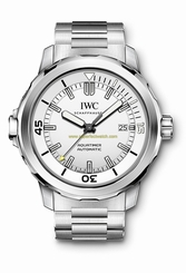 IWC Watches : IW329004 Silver Dial Uni-directional Rotating Stainless Steel Band Men Watch