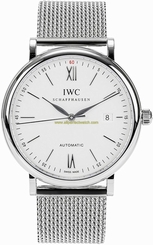 IWC Watches : IW356507 Silver Dial Stainless Steel Band Men Watch