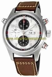 IWC Watches : IW371806 Automatic Silver Dial Brown Leather Band Men Watch