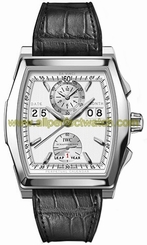 IWC Watches : IW376101 Automatic Platinum Silver Dial Black Crocodile Leather Band Men Watch