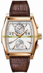 IWC Watches : IW376102 Automatic 18kt Rose Gold Silver Dial Brown Crocodile Leather Band Men Watch