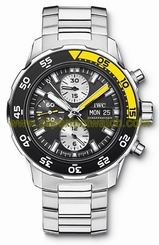 IWC Watches : IW376701 Automatic Stainless Steel Black Dial Brushed Stainless Steel& Polished Band Men Watch
