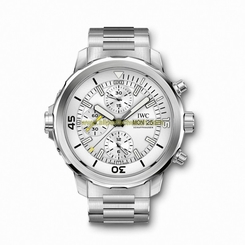 IWC Watches : IW376802 Automatic Chronograph White Dial Day Date Stainless Steel Men Watch