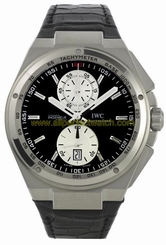IWC Watches : IW378401 Automatic Stainless Steel Black Dial Black Crocodile Leather Band Men Watch