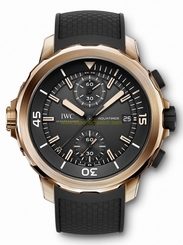 IWC Watches : IW379503 Automatic Chronograph Black Dial Date Rubber Strap Men Watch