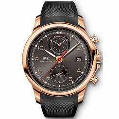 IWC Watches : IW390505 Silver Dial Rubber Band Men Watch