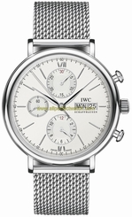 IWC Watches : IW391005 Automatic Stainless Steel Silver Dial Polished Stainless Steel Band Men Watch
