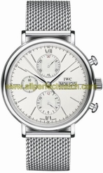 IWC Watches : IW391009 Automatic Stainless Steel Silver Dial Polished Stainless Steel Band Men Watch