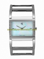 Calvin Klein Watches : K0428381 Quartz Stainless Steel and Diamond Women Watch