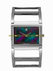 Calvin Klein Watches : K0428383 Swiss Quartz Stainless Steel and Diamond Women Watch
