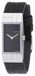 Calvin Klein Watches : K0J23104 Quartz Analog Rectangle Black Women Watch