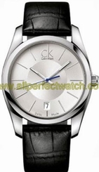 Calvin Klein Watches : K0K21126 Silver Dial 30 m Water Resistant Men Watch