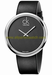 Calvin Klein Watches : K0V231C1 Quartz Analog Black Leather Women Watch