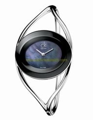 Calvin Klein Watches : K1A2361F Quartz Analog Black Mother of Pearl Women Watch
