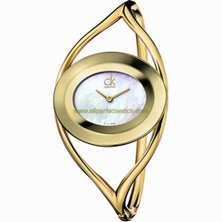 Calvin Klein Watches : K1A2391G Quartz Analog Gold Tone Women Watch