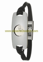Calvin Klein Watches : K1D23608 Quartz Analog Rectangle Silver Women Watch