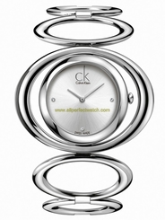 Calvin Klein Watches : K1P23126 Quartz Analog Stainless Steel Silver Women Watch
