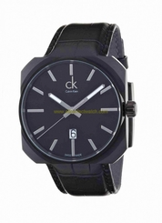 Calvin Klein Watches : K1R21430 Quartz Analog Date Square Black Men Watch