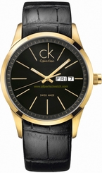 Calvin Klein Watches : K2213520 Quartz Analog Day Date Black Men Watch