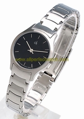 Calvin Klein Watches : K2613104 Quartz Black Dial Stainless Steel Women Watch
