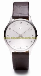 Calvin Klein Watches : K2621126 Quartz Analog Brown Leather Men Watch