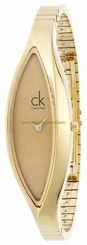 Calvin Klein Watches : K2C23509 Quartz Gold Dial Stainless Steel Women Watch