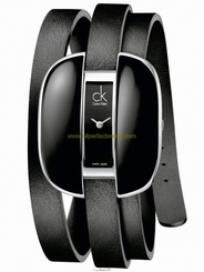 Calvin Klein Watches : K2E23502 Quartz Analog Black Women Watch