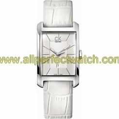 Calvin Klein Watches : K2M23120 Quartz Silver Date Dial Leather Women Watch