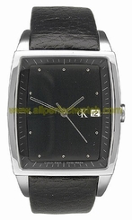 Calvin Klein Watches : K3021130 Quartz Analog Date Black Leather Men Watch