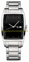 Calvin Klein Watches : K3031130 Brushed Stainless Steel Square Men Watch