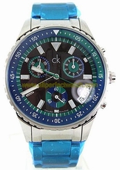Calvin Klein Watches : K3217378 Stainless Steel Bracelet Challenge Ext Men Watch