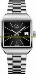 Calvin Klein Watches : K3L33161 Quartz Black Dial Date Stainless Steel Women Watch