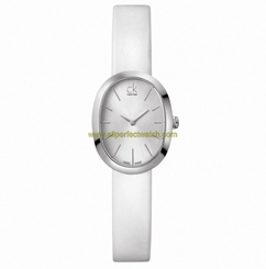 Calvin Klein Watches : K3P231L6 Quartz Analog Oval White Women Watch