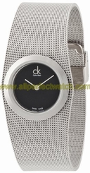 Calvin Klein Watches : K3T23121 Quartz Black Dial Stainless Steel Women Watch