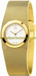Calvin Klein Watches : K3T23526 Quartz White Dial Stainless Steel Women Watch
