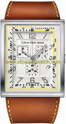 Calvin Klein Watches : K4212126 Quartz Chronograph Brown Leather Men Watch
