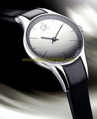 Calvin Klein Watches : K4323116 Quartz Analog Black Leather Women Watch