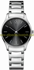 Calvin Klein Watches : K4D22141 Quartz Black Dial Stainless Steel Women Watch