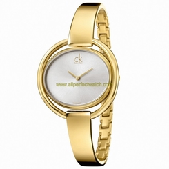 Calvin Klein Watches : K4F2N516 Quartz Analog Gold Tone Stainless Steel Women Watch