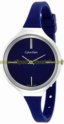 Calvin Klein Watches : K4U231VN Quartz Blue Dial Blue Silicone Women Watch