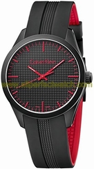 Calvin Klein Watches : K5E51TB1 Quartz Analog Black Silicone Men Watch