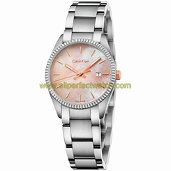 Calvin Klein Watches : K5R33B4H Quartz Pink Mother of Pearl Dial Date Stainless Steel Women Watch