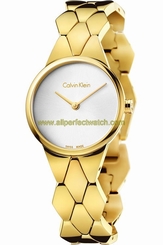 Calvin Klein Watches : K6E23546 Quartz Analog Gold Tone Stainless Steel Women Watch