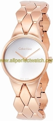 Calvin Klein Watches : K6E23646 Quartz Analog Rose Gold Tone Stainless Steel Women Watch