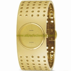 Calvin Klein Watches : K8324209 Quartz Gold Tone Stainless Steel Women Watch